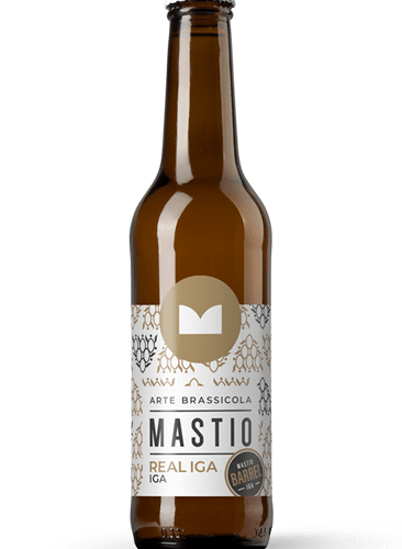bottiglia di birra real iga barrel