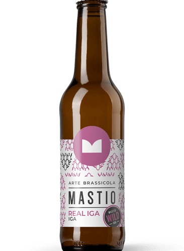 bottiglia di birra real iga