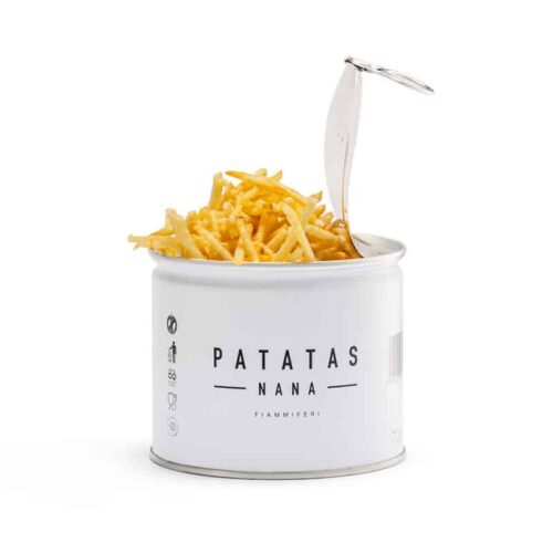 barattolo di patas nana fiammiferi